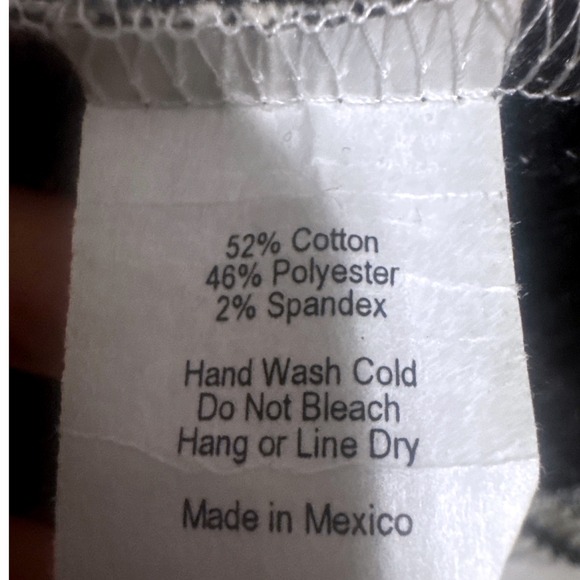 W5 Anthropologie Top Medium Black‎ Cream Geometric Textured Knit Pullover Blouse - Picture 9 of 9